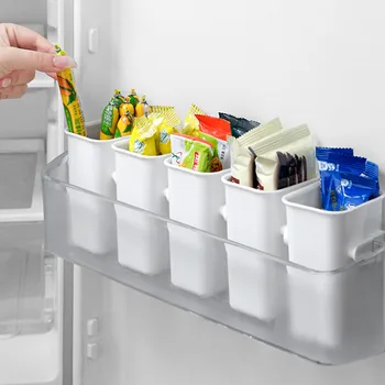 Кутия за съхранение на храна в хладилника, кутия за съхранение на страничните врати, кутия за съхранение на храна в кухнята, кутия за сортиране на продукти, кутия за съхранение на работния плот