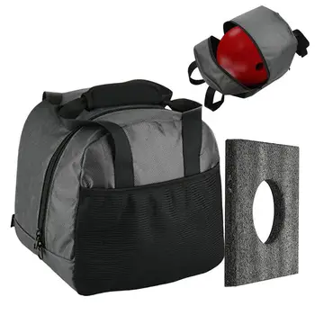 Чанта за боулинг с една топка Чанта за боулинг с мек притежател на топката, Аксесоари за боулинг за удобно носене Компактен и стилен