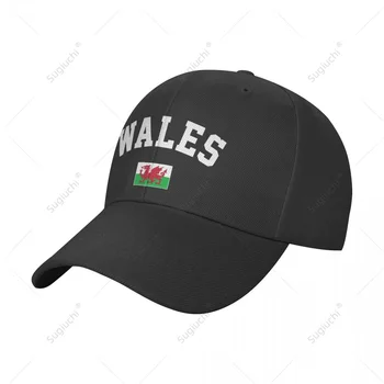 Бейзболна шапка унисекс, Уелс, Кимру, Денят на Независимостта на Кардиф, Козирка от див слънцето, Регулируеми външни шапки за мъже и жени
