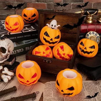 Забавни страшни тикви играчки-призраци, сжимающие главата, Щастливи подаръци за парти на Хелоуин за деца, подпори за томболи, подаръци за партита
