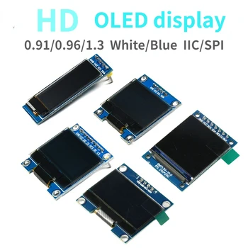OLED-дисплей 0,96-инчов модул 1,3-инчов LCD дисплей 0,91-инчов сериен IIC/ SPI-на екрана на устройството 12864