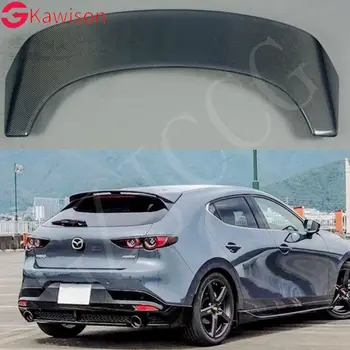 За Mazda 3 Axela Хетчбек 2020 Автомобилен Стайлинг FRP + Заден Спойлер от въглеродни влакна Крило на Опашката на Капака на Багажника Автоматично Украса