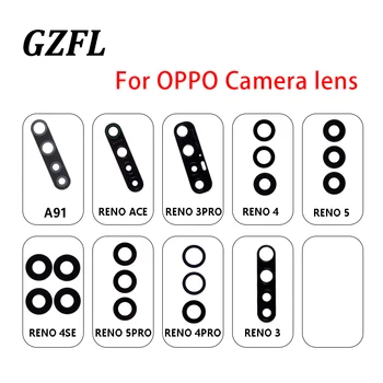 Стъклен Обектив на Задната Камера За OPPO A91 reno5 5Pro RENO3 4 3PRO 4se ACE с заменяемой Част от адгезивного Лепило