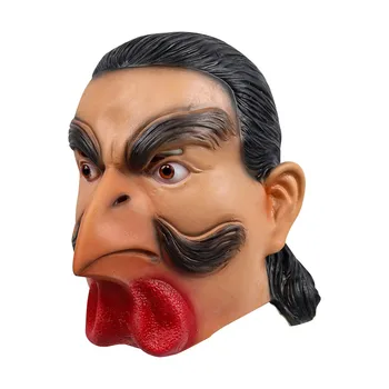 Страшно силиконова маска за лице Horror Masken Halloween Party Cosplay прическа Хелоуин Карнавал обличане на Костюм за парти Подпори