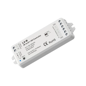 L4-M (4 Канала) 12-24VDC RF 0/1-10V Използването на Диммера С дистанционно управление RGB/RGBW 256 Нива на Плавно димиране 0-100% Безплатна доставка