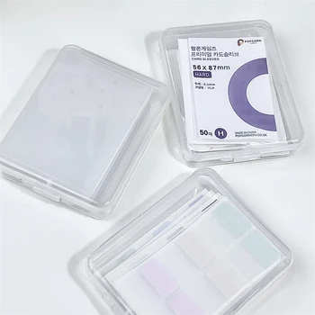 Цената на едро е Прозрачна кутия за съхранение на Държач за карти Стикер Канцеларски материали Прозрачна кутия за съхранение на Филм Кутия за съхранение 1БР
