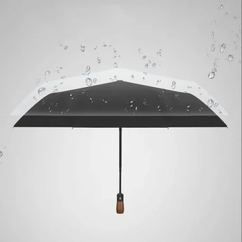 Многофункционален ветрозащитный Автоматичен чадър с обратен ход от дъжд Nordic Голям бизнес чадър Отразяваща Сгъваем предмет от бита