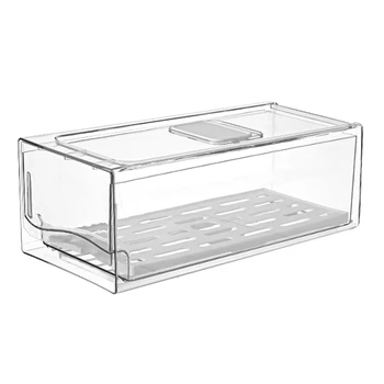 Кутии-Организаторите За Хладилници С Чекмеджета Комплект чекмеджета За Хладилници за Спестяване на Вертикално пространство Здрав