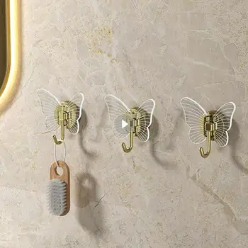 Лигав кука Без пробиване Иновативен дизайн Декоративен, не повреждающий стени Компактен кука-пеперуда Бесследный Премиум-качеството на
