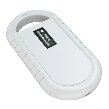 RISE-RFID-четец Скенер на Микрочипове за домашни любимци Ръчен Четец за чипове за животни Преносим RFID-четец Поддържа ISO 11784/11785 FDX-B