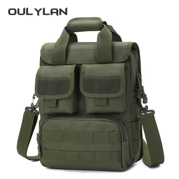Градинска тактическа чанта OULYLAN формат А4, чанта за книги, военната камуфляжная чанта през рамо, мъжка чанта за инструменти