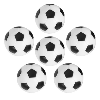 6ШТ Малката тенис топка в един футболен стил джаги Твърда Пластмасова играта е аналог на десктоп топката Детска Играчка