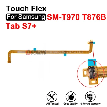 1бр За Samsung Galaxy Tab S7 Plus S7 + T970 T976 SM-T976B Сензорен Дисплей е с Гъвкава Връзка с Ремонт на Flex Кабел на Дънната платка