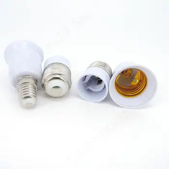 1/2/5шт от E14 до E27 до E14, мъжки и дамски led лампа, на основата на лампата, захранване, Държач за контакти, конвертор, ac адаптер, Огнезащитни v