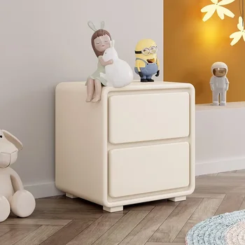 Модерни нощни шкафчета Модерен и луксозен минималистичен дизайн за Тоалетка с чекмеджета Декоративна поставка за мебели за спални