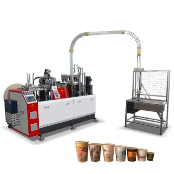 Автоматична машина за производство на капачки за картонени чаши, машини за термоформоване, Високоскоростна машина за производство на хартиени чаши за продажба