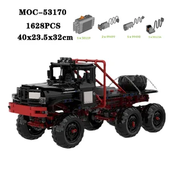 Градивен елемент на MOC-53170 супер камион с висока сложност срастване градивен 1628ШТ деца и възрастни пъзел играчка, подарък за рожден ден