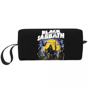 Black Sabbathe Rock, косметичка, водоустойчив косметичка от тежки метали, чанта за тоалетни принадлежности, органайзер, чантата за съхранение с Голям капацитет