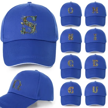Памучен бейзболна шапка лятна дишаща шапка за мъже и жени, бейзболна шапка възстановяване на предишното положение, улични и хип-хоп шапки с графичен писмото принтом