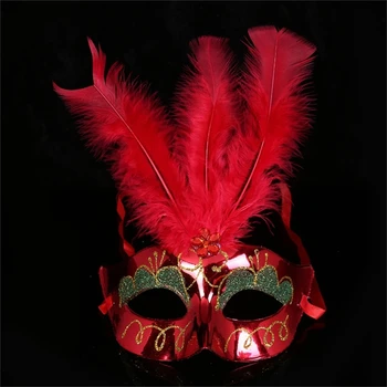 Секси костюм, женска маска за лице, писалка, сексуална маска за Хелоуин, Маскарадная маска на половината от лицето