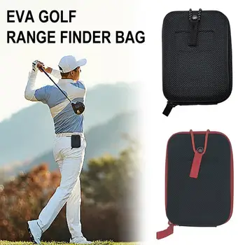 1 предмет, чанта за далекомер за голф ЕВА, карабина, универсален калъф за далекомер за голф, чанта за носене далекомер за голф