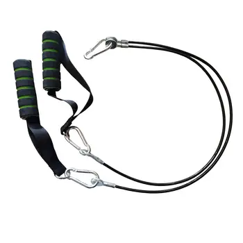 Смяна на колан за фитнес шайба за многократна употреба въже за трицепс Здрав стоманен кабел за тренировки на закрито Силови тренировки на открито Дома