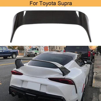Спойлер задна броня багажник за Toyota Supra 2019-2021, заден спойлер на багажника, както крило от въглеродни влакна