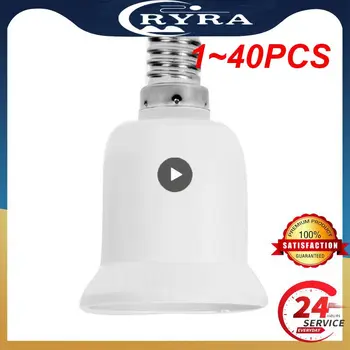 1 ~ 40 бр. много НОВИ Led Халогенни CFL Лампи с нажежаема Жичка B22 до E27 към E14 Основна Лампа Притежателя Лампи Конвертор Адаптер Осветление