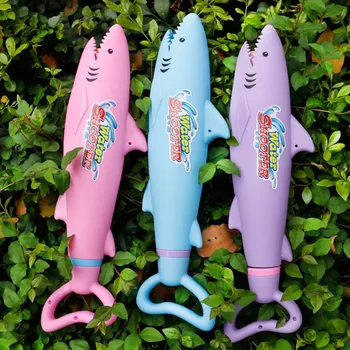 Водни играчки, ръчно тип с Голям капацитет Мультяшная Shark, Shark Water Long Range 33CM Spray Pistol Toys Water Recreation