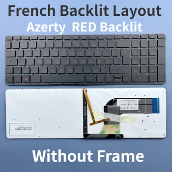 Френска клавиатура на лаптоп Azerty С подсветка за HP 15-P 15-K 15-V 15T-K100 200 15Z-P000 17T-F 17-K 17Z-F 17-F серията Fr Layout
