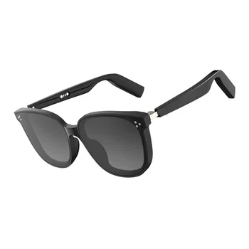 Модерни Правоъгълни Огледално Кръг / Diamond Очила CE ROHS Bluetooth Очила, Причиняващи Умни Слънчеви Очила със Слушалки TWS