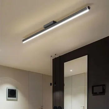 Модерни минималистичные led осветление стена с дълга ивица, осветителни тела за преминаване, коридор, тераси, гардеробна, спалня, декориране на дома, вътрешно осветление