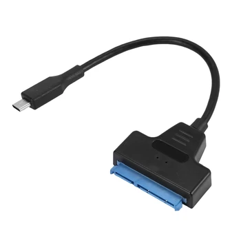 2X10 Gbit/s Type C USB 3.1 SATA Iii HDD Ssd Кабел-Адаптер За Твърд Диск 2,5-Инчов SATA Поддръжка Usap Дължина 20 см