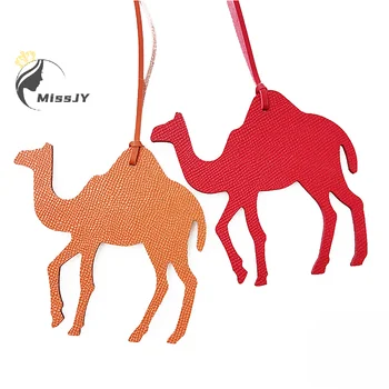 Модерен Кожена висулка във формата на камила, Обикновен Ключодържател във формата на животно, Чанта, Окачване за жени, чанти, Бижута, Аксесоари