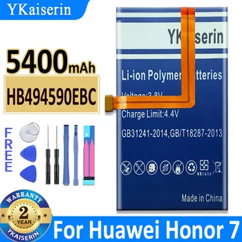 YKaiserin Батерия HB494590EBC 5400 mah За Huawei Honor 7 Honor7 Glory PLK-TL01H ATH-AL00 PLK-AL10 G620 G628 Bateria 